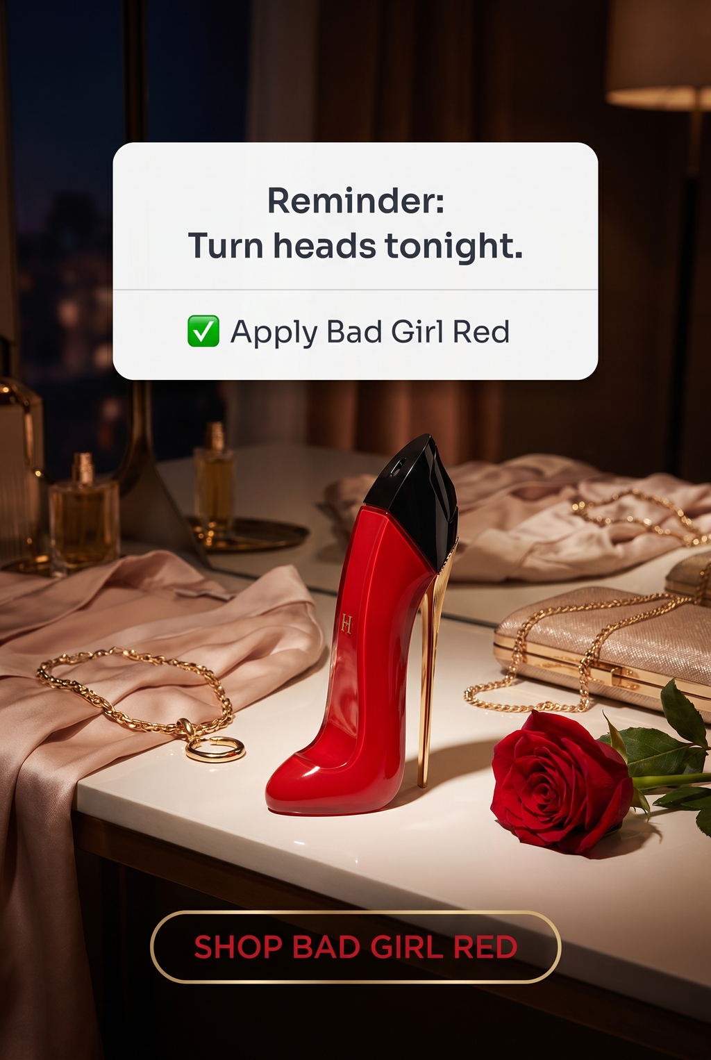 Bad Girl Red 100 ML 3.4 fl oz New Sealed in Box