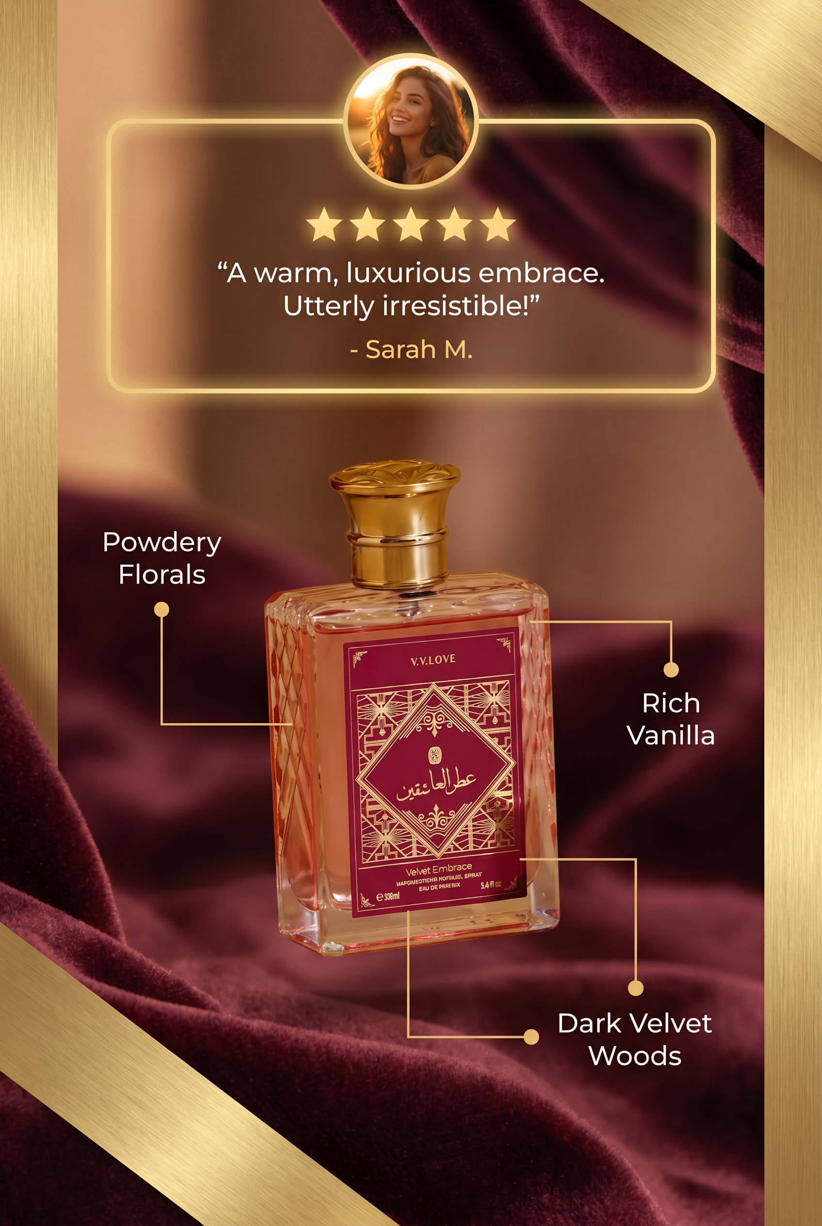 Velvet Embrace by V.V. Love (MINI) 30ML 1.0 fl oz