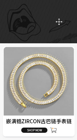 Cross-border explosions hip-hop full diamond necklace diamond Joker 12mm with diamond high sense Cuban chain jewelry wholesale