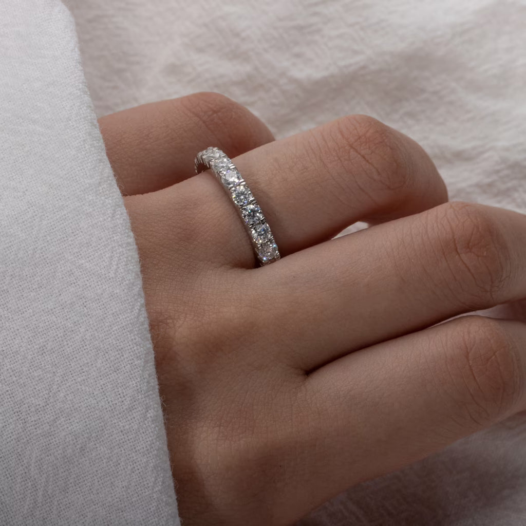 Moissanite Eternity Band 3.58 Carats
