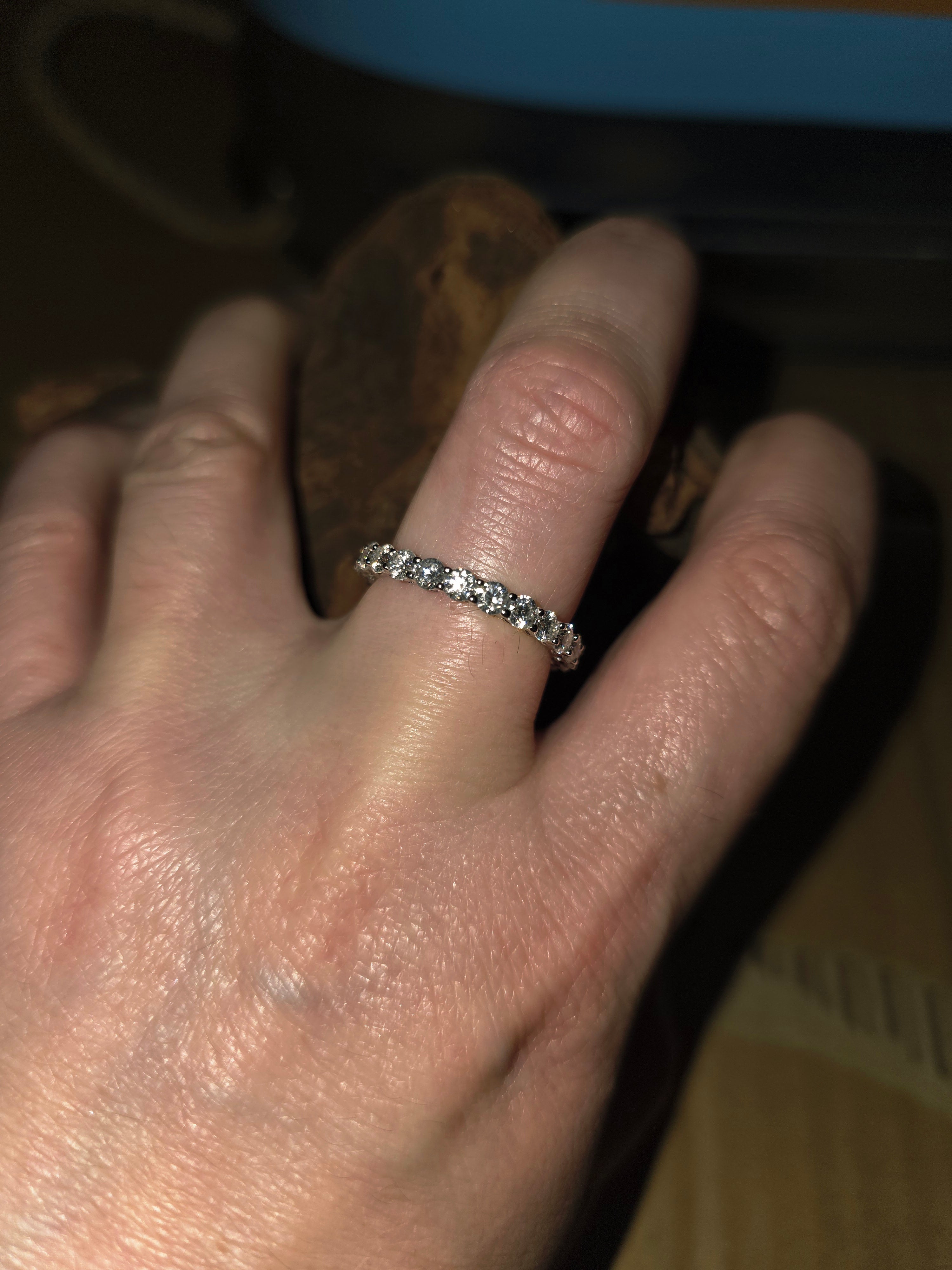 Moissanite Eternity Band 3.58 Carats