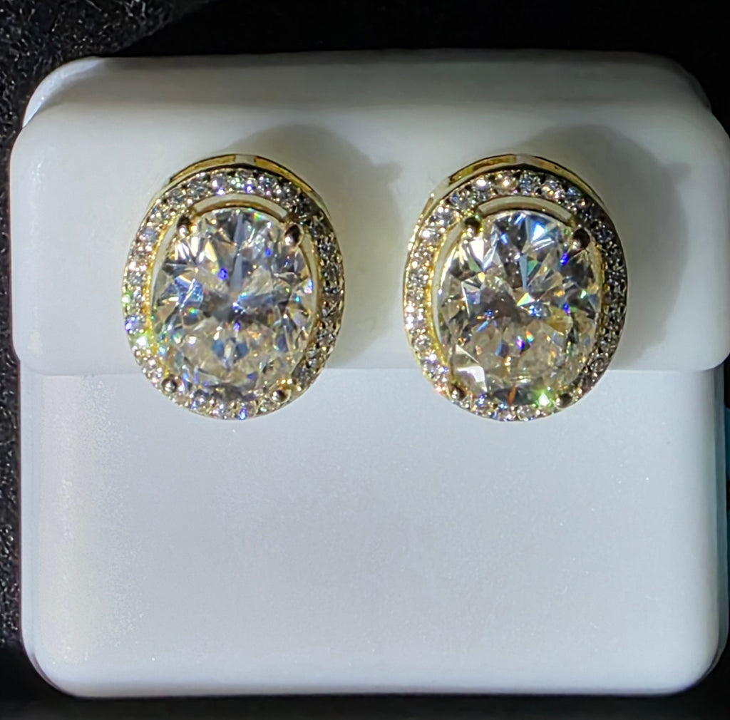 Sterling silver 6.37 Carat Moissanite VVSD Color