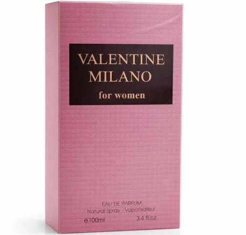 Valentine Milano for Women 100ML 3.4 fl oz New in Sealed Box