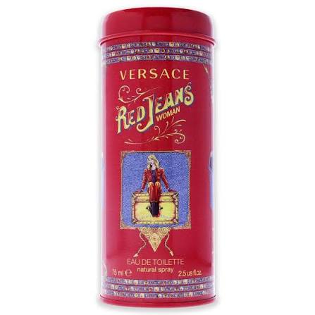 Versace Red Jeans Woman 75ML 2.5 fl oz New in Metal Canister